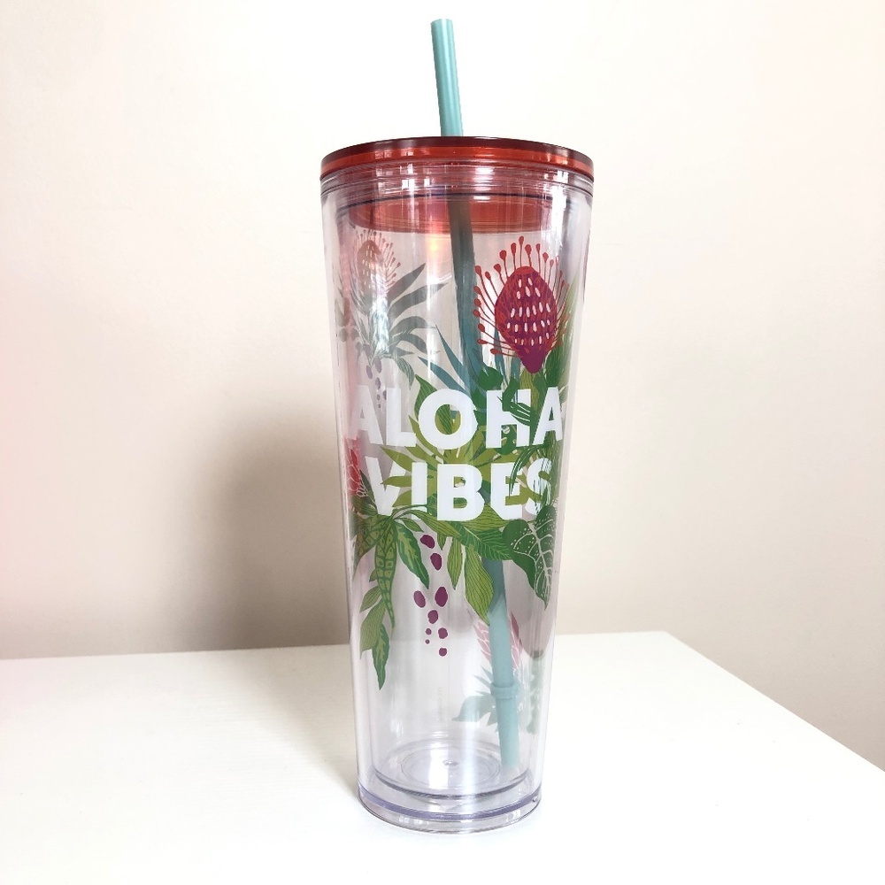 NWT Starbucks Aloha Vibes Tumbler Venti LIMITED EDITION HAWAII EXCLUSIVE